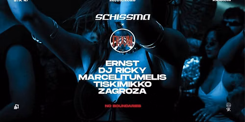 SCHISSMA x RYYM: KRAK\u00d3W (STK WAREHOUSE) \u2013 18.09.2026 | TISKIMIKKO, DJ RICKY, ZAGROZA & MORE