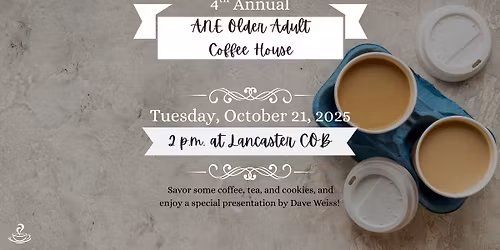 4th Annual ANE Older Adult Coffee House