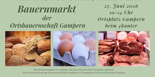 Bauernmarkt der Ortsbauernschaft Gampern