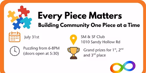 Puzzle Fundraiser -Every Piece Matters, Building Community One Piece at a Time