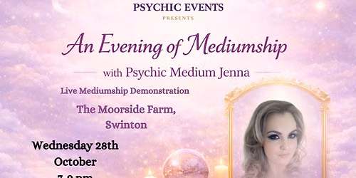 \u2728An Evening of Mediumship \u2728  LIVE with Psychic Spirit Medium Jenna