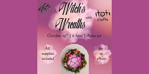Witch's Wreaths with itoti crafts
