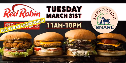 Red Robin + SNARL Fundraiser \ud83c\udf54 
