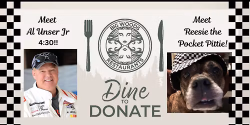 Dine to Donate at Big Woods Speedway