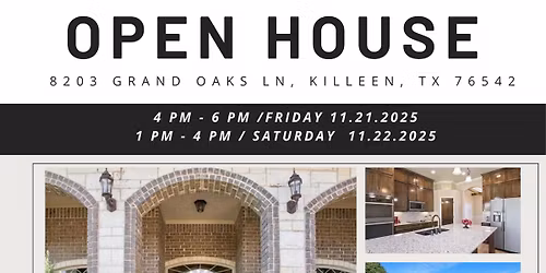 OPEN HOUSE-8203 GRAND OAKS LN, KILLEEN, TX 76542