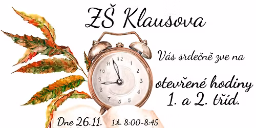 Otev\u0159en\u00e9 hodiny 1. a 2. t\u0159\u00edd