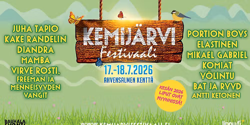Kemij\u00e4rvi Festivaali 17.-18.7.2026