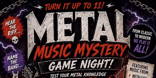 METAL Music Mystery Game Night