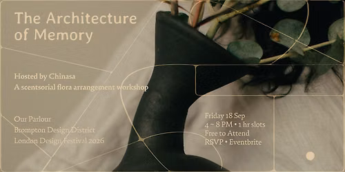 The Architecture of Memory: A Scentsorial Flora Arrangement Workshop