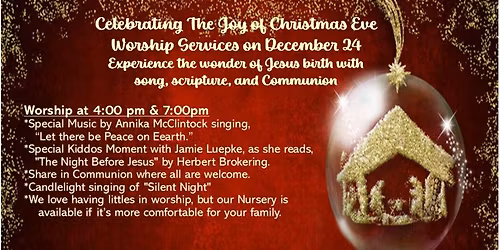 Bethany Church Christmas Eve Celebration