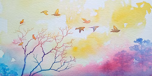 Art For Fun - Chromatic Birds Landscape Watercolour Workshop