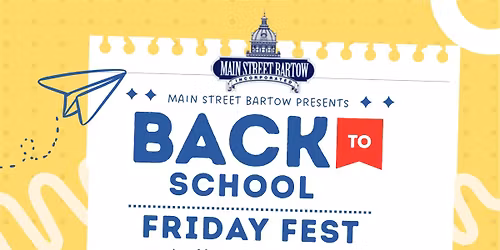 Friday Fest - Back to School