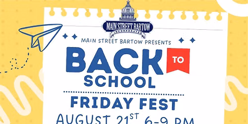 Friday Fest - Back to School