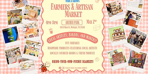 May Farmers & Artisan Market | Archer Park | Valley Made & Grown Farmers & Artisan Curated Markets