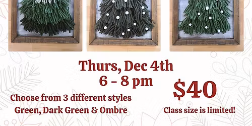 Tassel Christmas Tree - Class