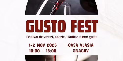 GUSTO FEST - Snagov