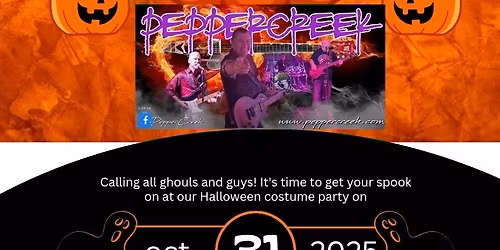 Halloween Bash with Riptide Radio and Pepper Creek