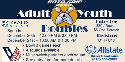 2025-26 Roto Grip Adult\/Youth Doubles