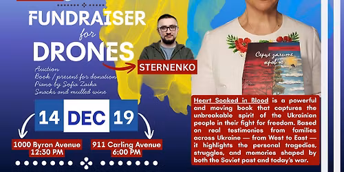 HEART SOAKED IN BLOOD - Book Presentation & Signing by TETIANA PITYK