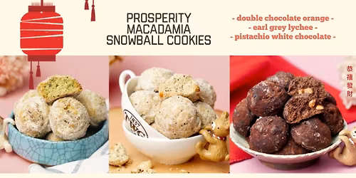 Lunar New Year Special; Macadamia Snowball Cookies