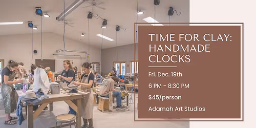 Time for Clay: Handmade Clock