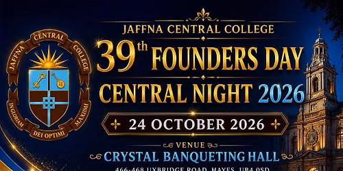 39th FOUNDERS DAY - CENTRAL NIGHT 2026