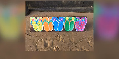 Flip Flops: Gambrills, The Greene Turtle with Artist Katie Detrich!