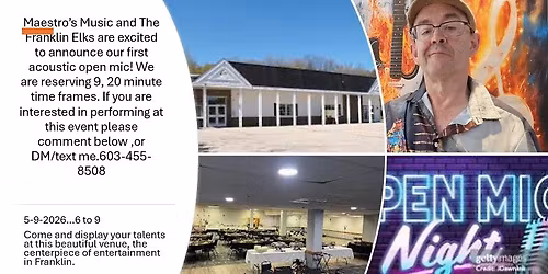 Maestro's Music...Open Mic
