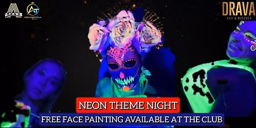 A NEON THEME NIGHT AT DRAVA PUB KORMANGALA