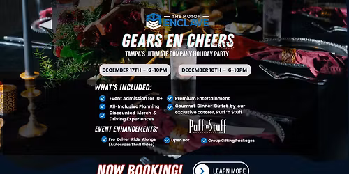 Gears En Cheers Ultimate Company Holiday Party