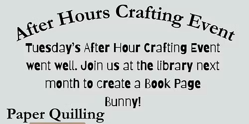 After Hours Crafting-Book Page Bunny