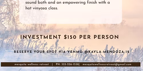 Winter Wellness Mini-Retreat