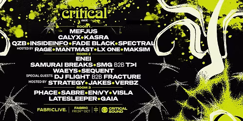 Critical Sound London | FABRICLIVE 2025