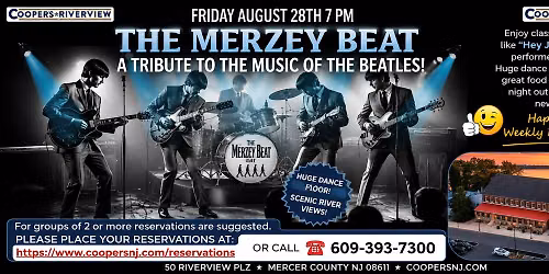 The Merzey Beat! a Tribute to the Music of The Beatles! at Cooper's Riverview