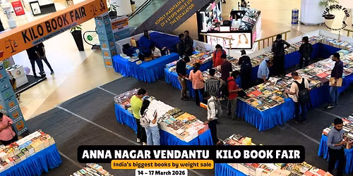 Anna Nagar Vendantu  Kilobookfair | India's biggest books by weight sale