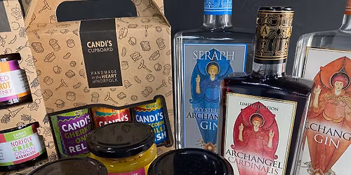 Archangel Gin & Candi's Chutney Tasting at the Wroxham Barns Makers Market