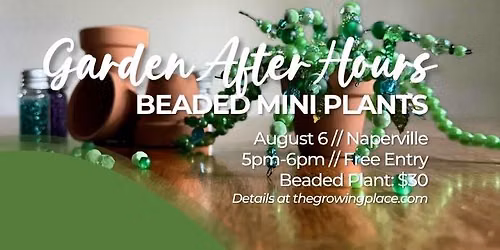 Garden After Hours: Beaded Mini Plants - Naperville