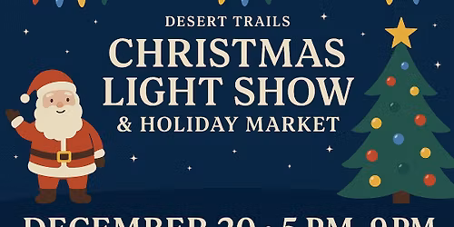Christmas Light Show and Holiday Market