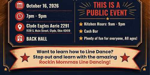 Line Dancing is BACK!!  