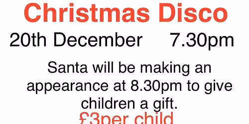 Christmas family disco