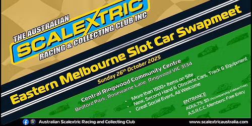 A.S.R.C.C. Eastern Melbourne Slot Car Swapmeet