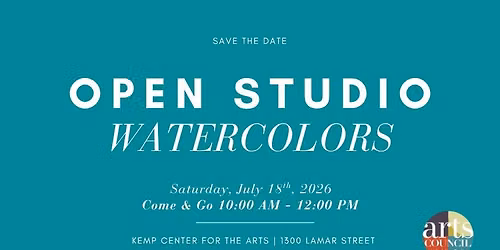 OPEN STUDIO: Watercolors