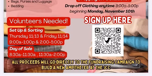 Giant Used Clothing Sale