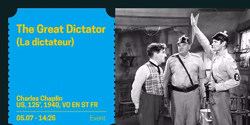 OUVERTURE DES SUN SCREENS 2026 - The Great Dictator (Le Dictateur)