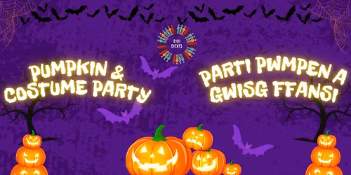 Pumpkin & Costume Party \/\/ Parti Pwmpen a Gwisg Ffansi