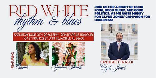 Red, White, Rhythm & Blues Fundraiser For Clyde Jones
