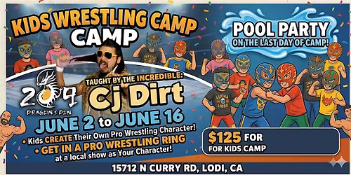 Junior Dragons Professional Wrestling Camp