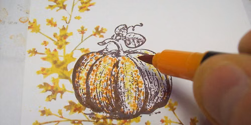 Workshop: Pumpkin Pointillism  
