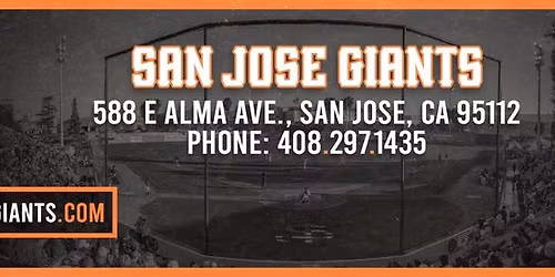 San Jose Giants game - BCRPD Fundraiser