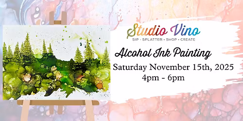 *Studio Vino* Alcohol Ink Painting